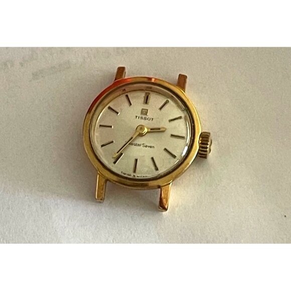 1/20 10K Gold Filled Vintage Tissot "Seastar" Swiss Watch Face Working - Picture 7 of 7